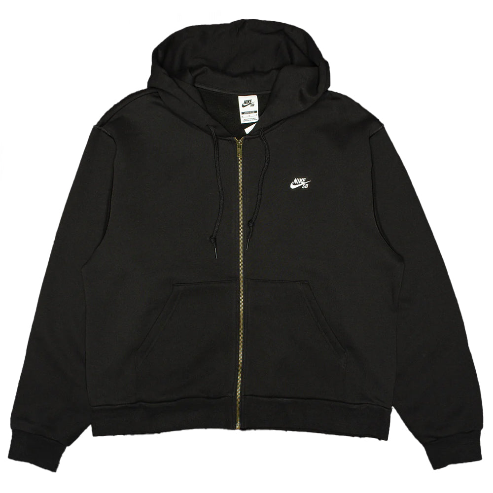 ESSENTIALS LOGO HOODED ZIP-UP SWEATSHIRT