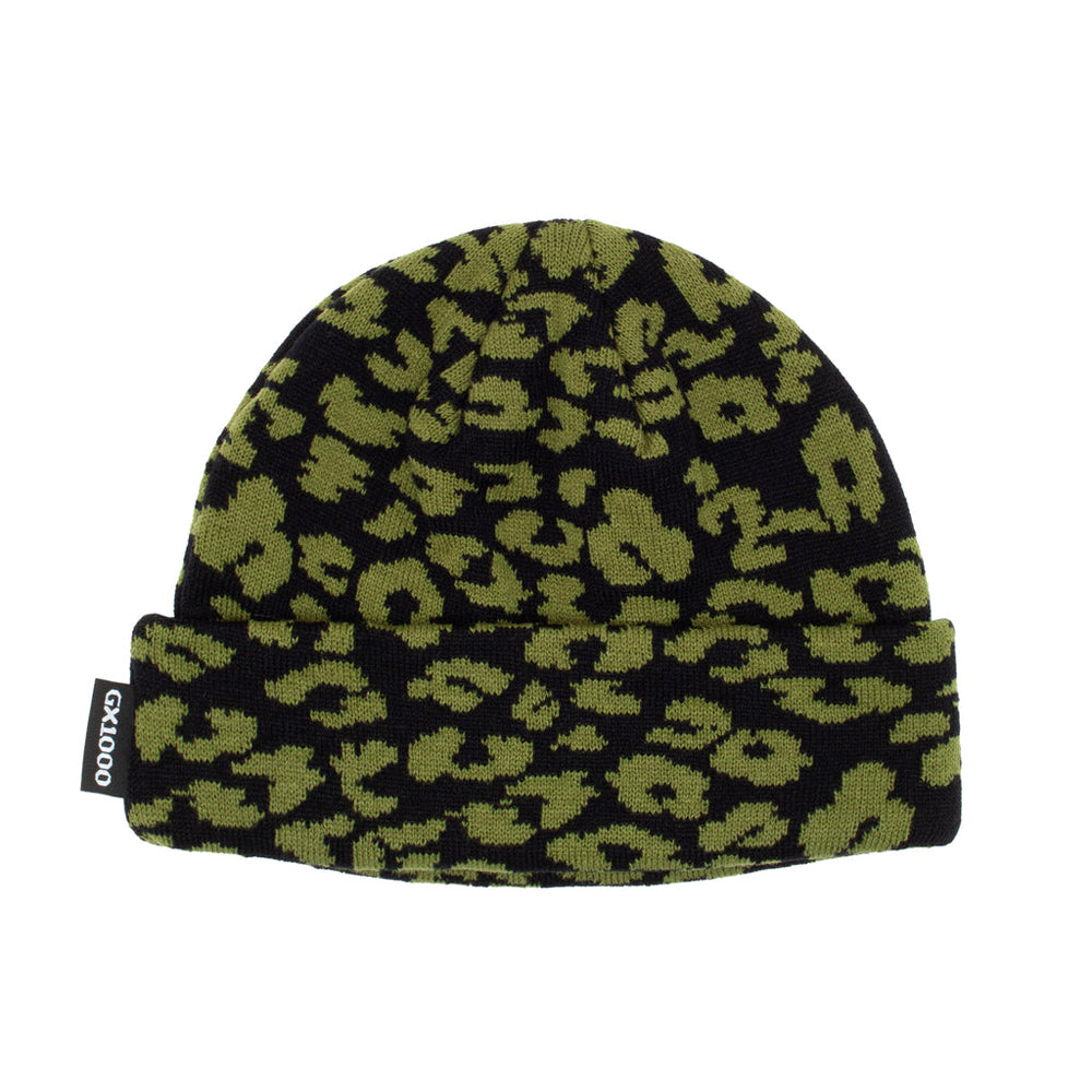 GREEN LEP BEANIE