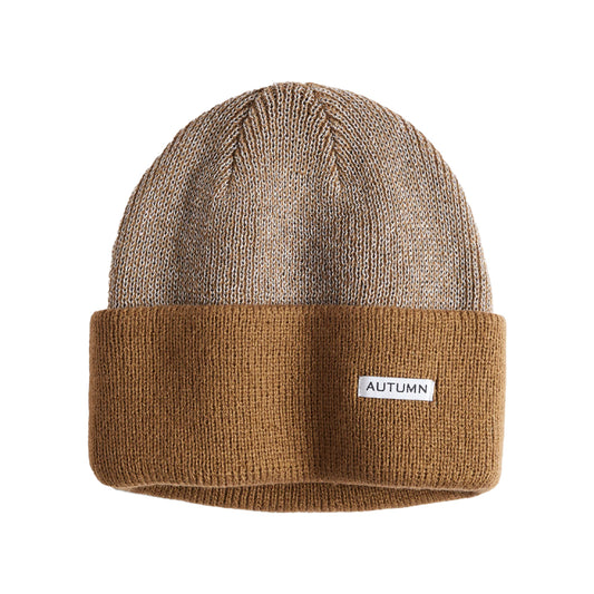 LIGHT BROWN REFLECTIVE BEANIE
