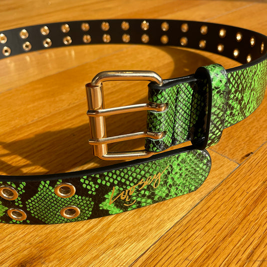 LIME SLITHER BELT