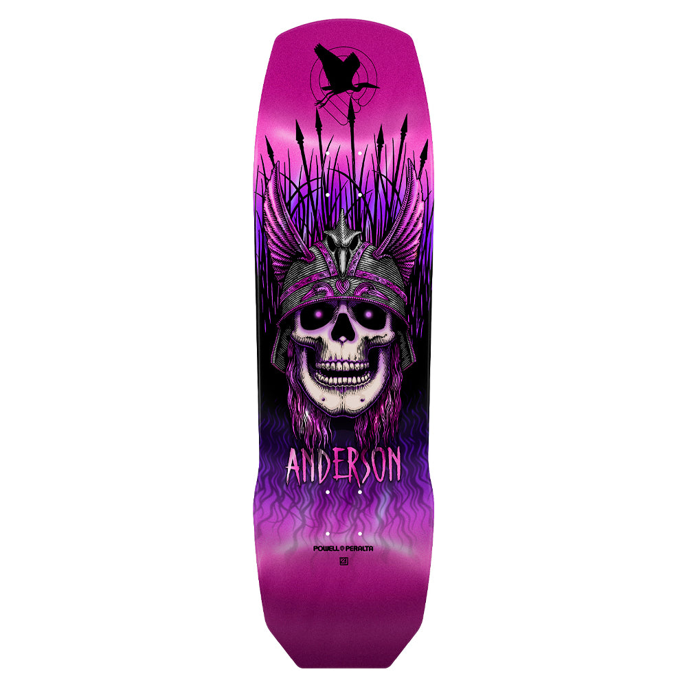 ANDY ANDERSON PINK HERON SKULL DECK