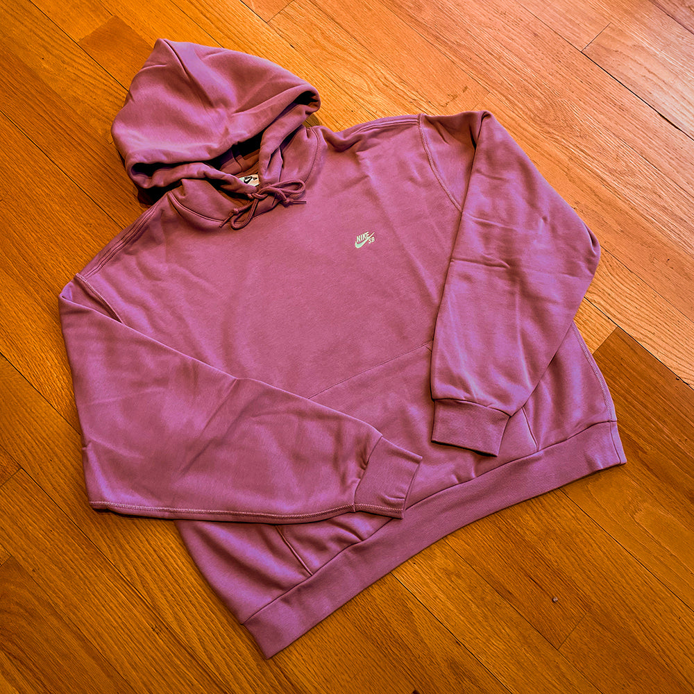 PLUM DUST EMBROIDERED HOODIE