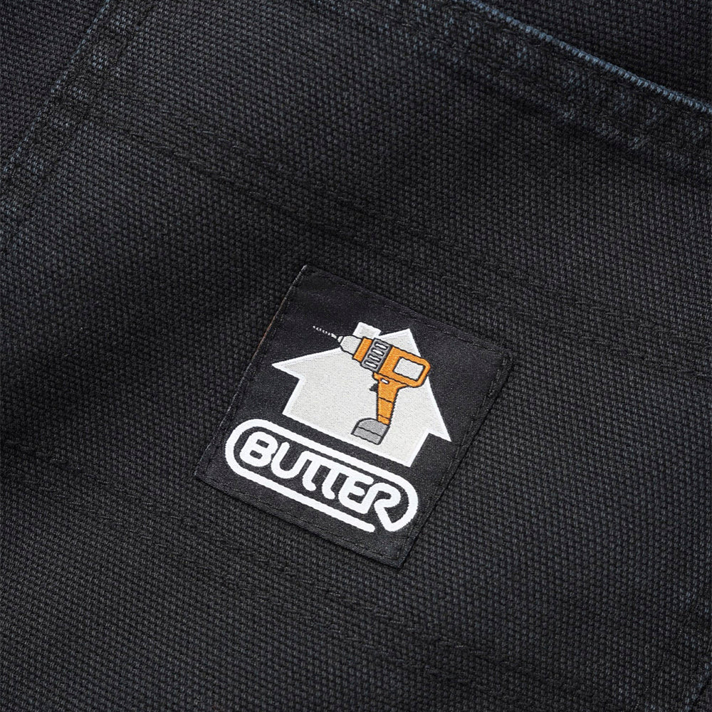 WASHED BLACK WORK PANTS