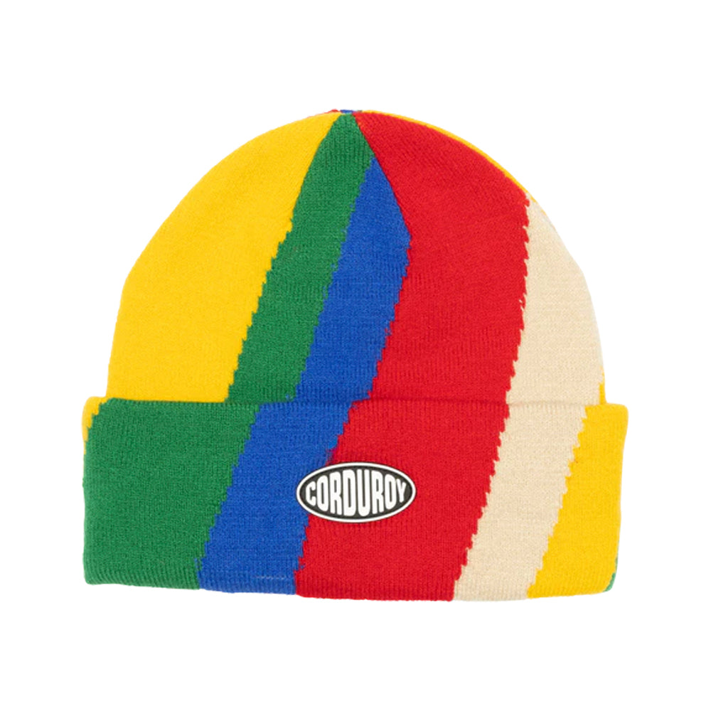 VERTICAL RAINBOW BEANIE