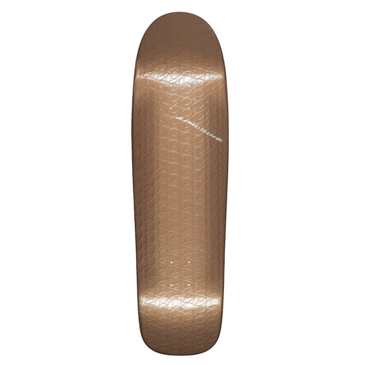 BROWN METALLIC SHAPED DECK