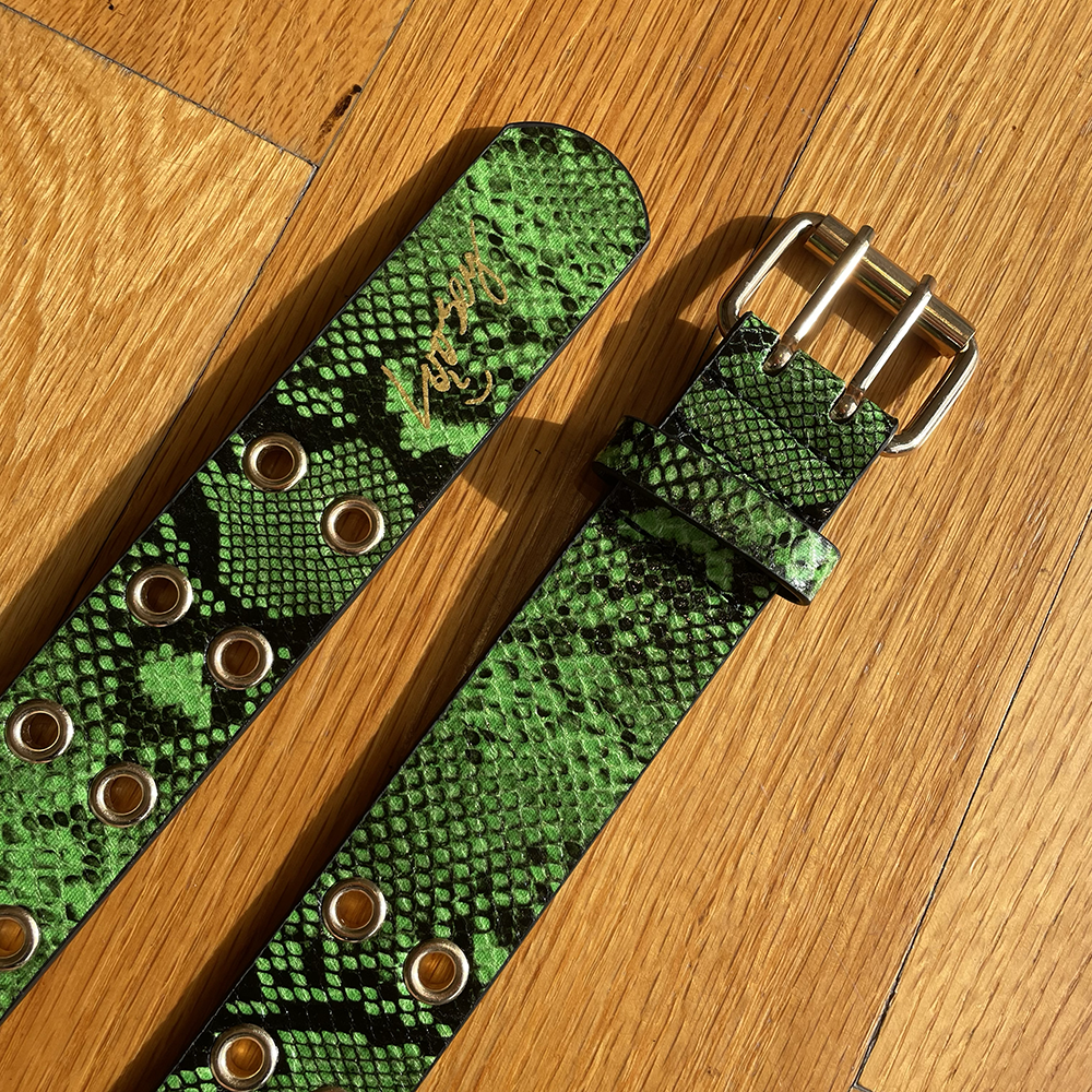 LIME SLITHER BELT