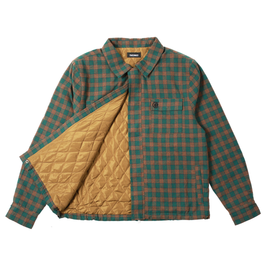 LANTERN QUILTED FLANNAL JACKET