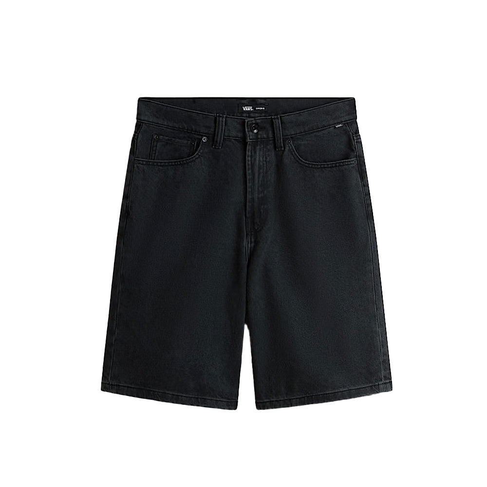 BLACK CHECK-5 BAGGY DENIM SHORTS