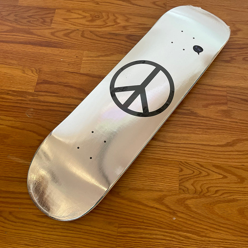 PEACE METALLIC SILVER DECK