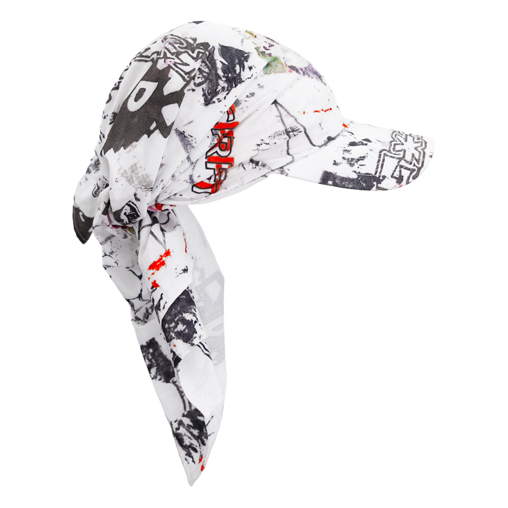 RAG TEE BANDANA HAT - WHITE