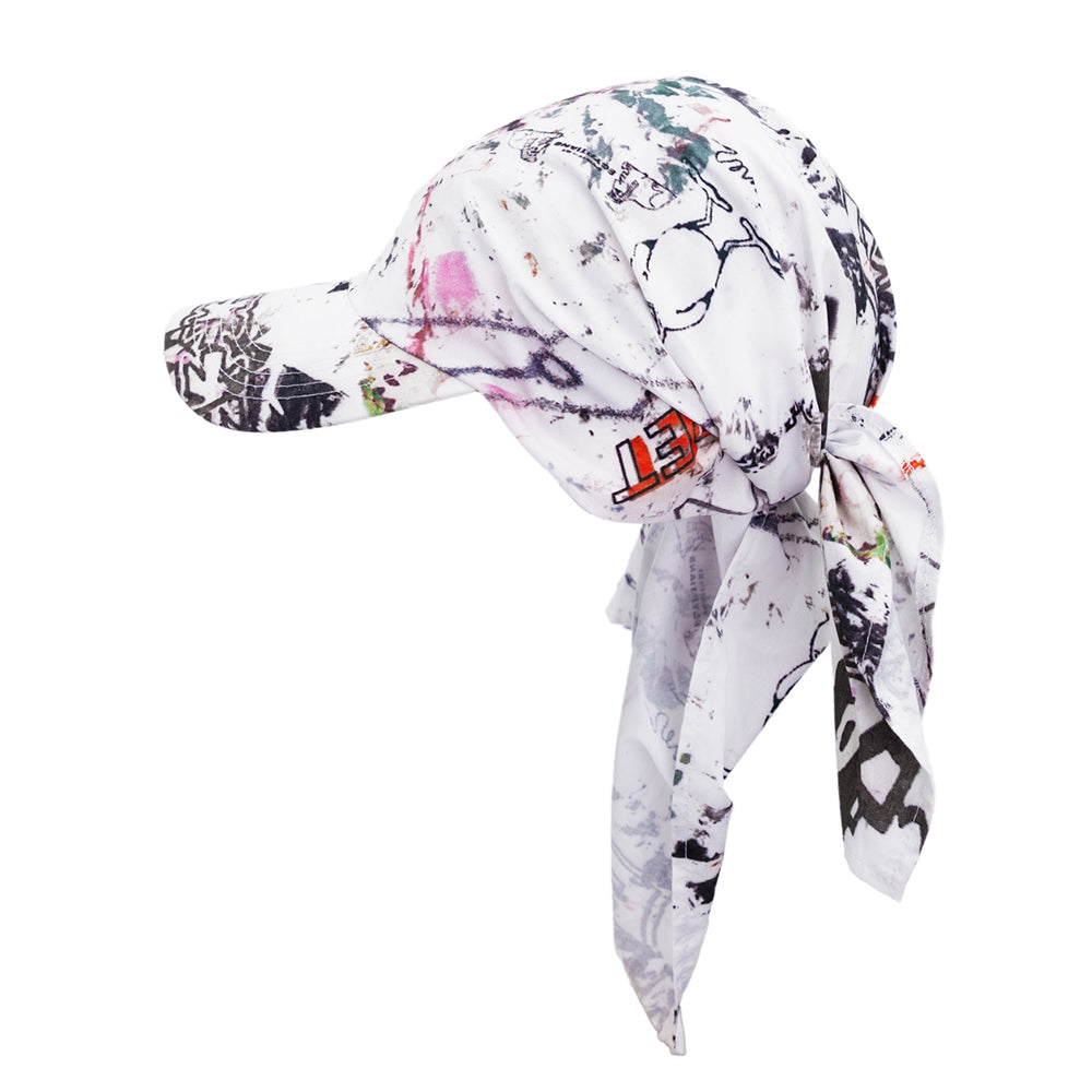 RAG TEE BANDANA HAT - WHITE