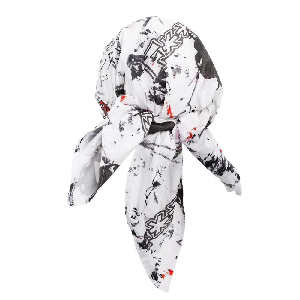 RAG TEE BANDANA HAT - WHITE