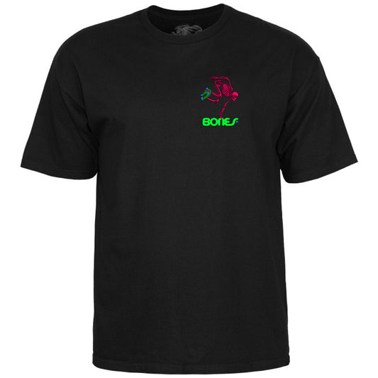 SKATEBOARD SKELETON BLACKLIGHT TEE