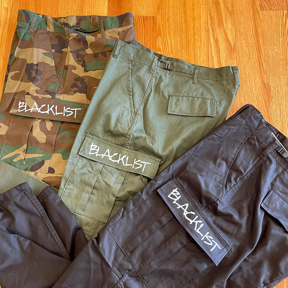 BLACKLISTRIGHTE CARGO PANTS