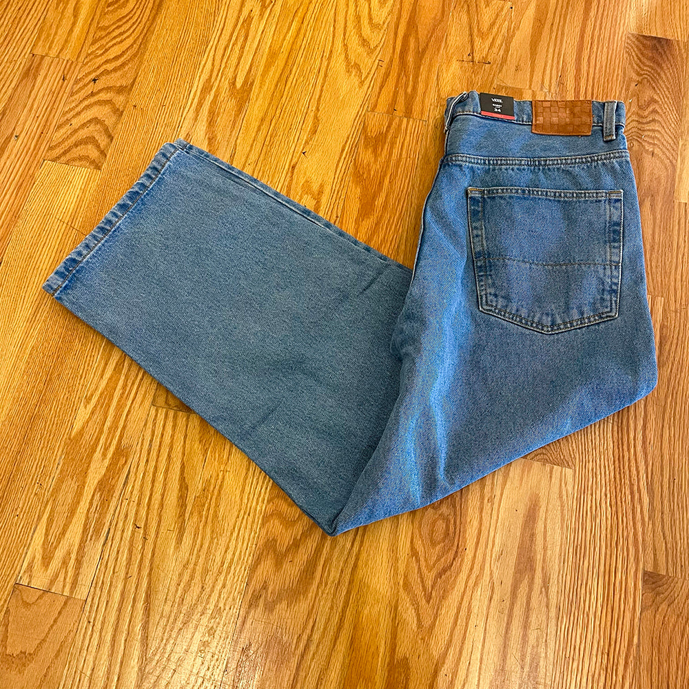 CHECK-5 BAGGY DENIM PANTS