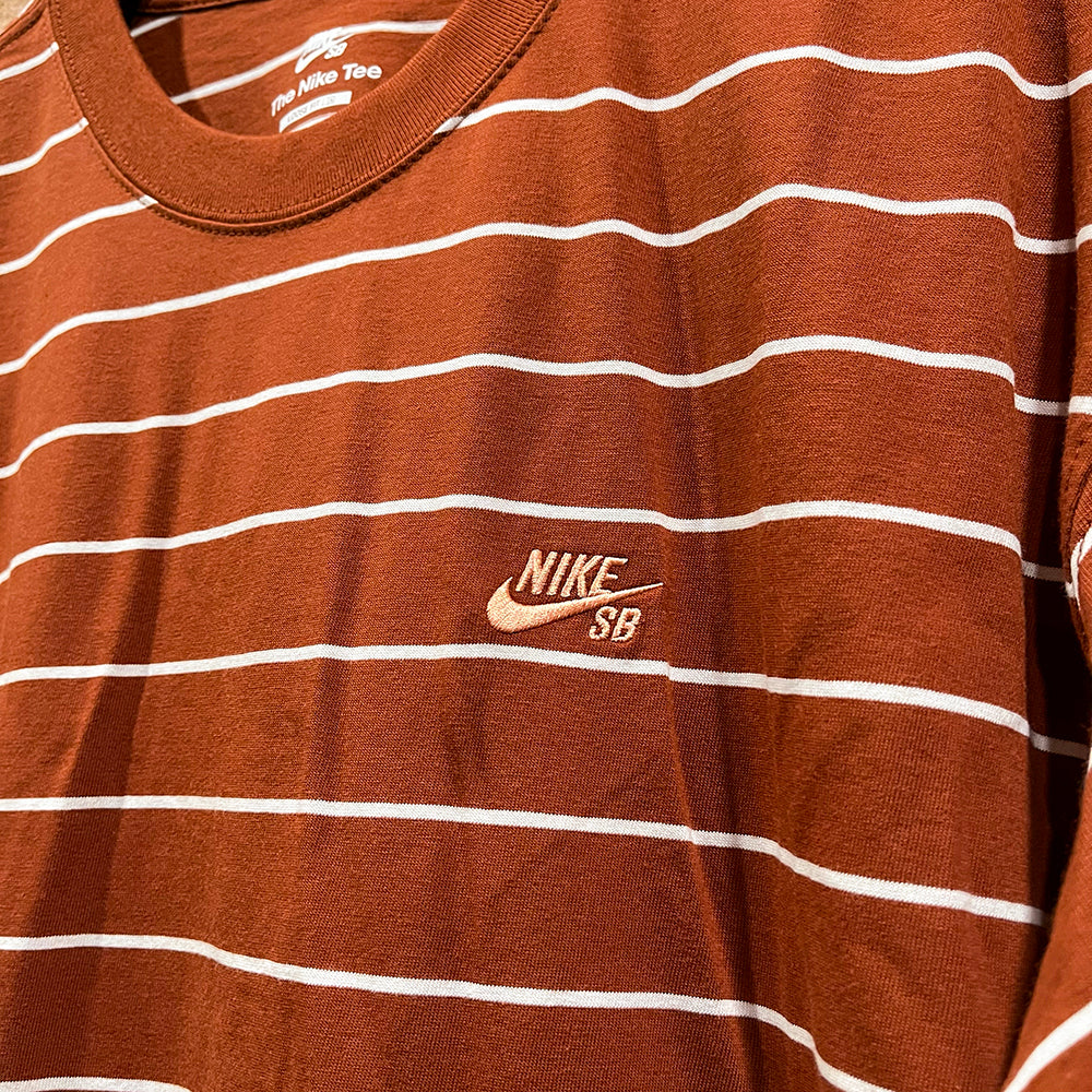 CINNAMON STRIPED SKATE TEE