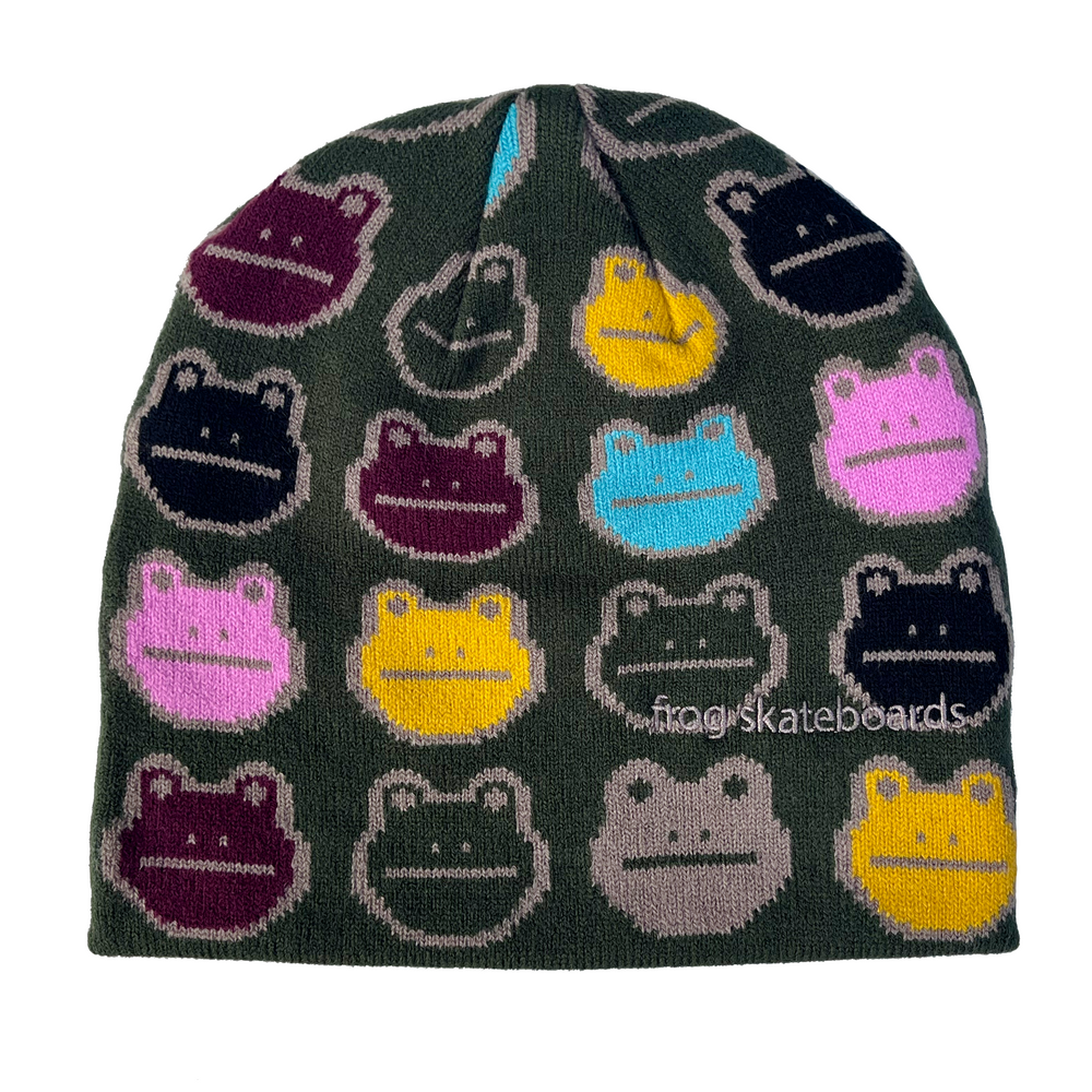 GREEN FROG NATION BEANIE