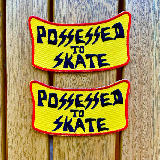 POSSESSED TO SKATE PATCH