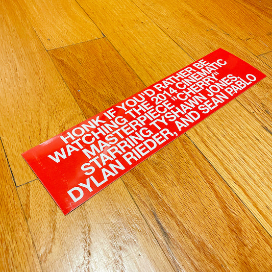 CHERRY BUMPER STICKER