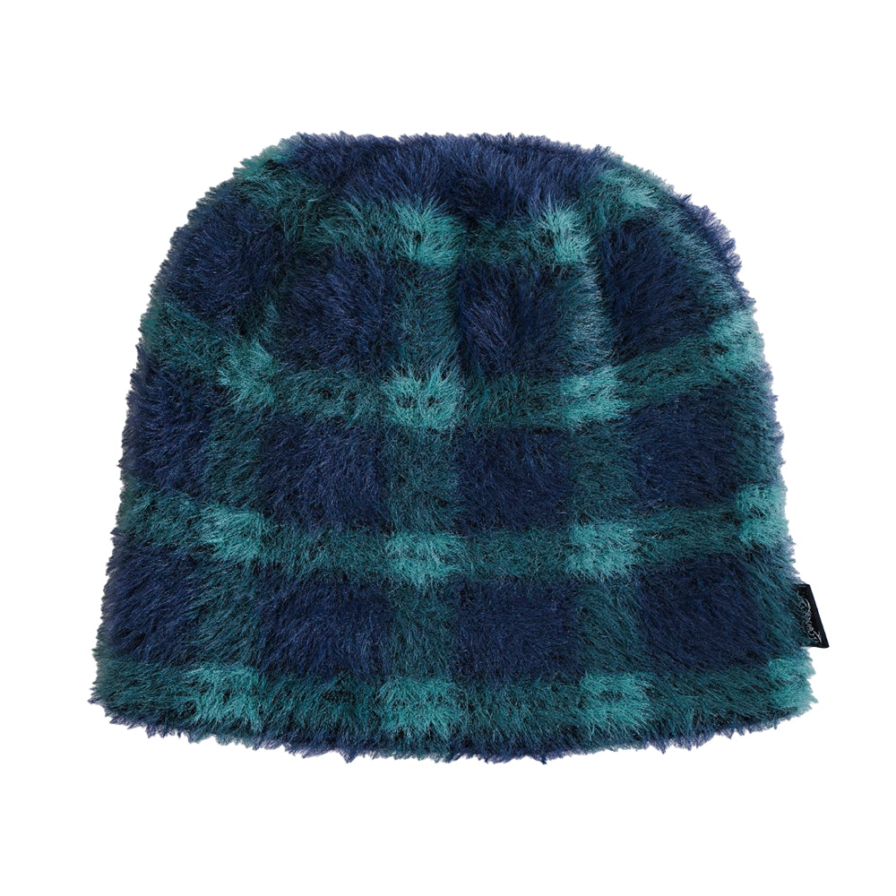 DOBUNEZUMI MOHAIR NAVY BEANIE