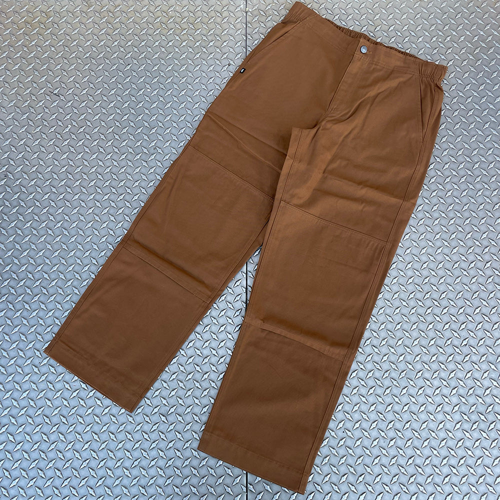 DOUBLE KNEE TWILL SKATE PANTS (LIGHT BRITISH TAN)