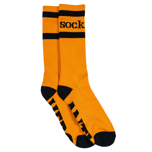 ORG/BLACK SOCK SOCK