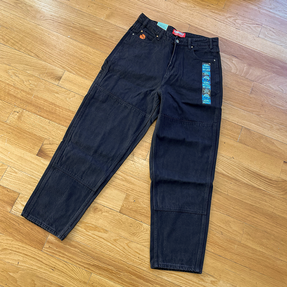 SANTOSUOSSO DOUBLE KNEE DENIM JEANS