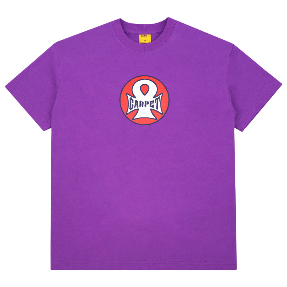 PURPLE IRON ANKH TEE