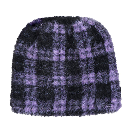 DOBUNEZUMI MOHAIR PURPLE BEANIE