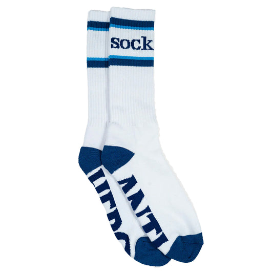WHT/NAVY SOCK SOCK