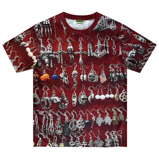 ST. MARKS EARRINGS SHIRT