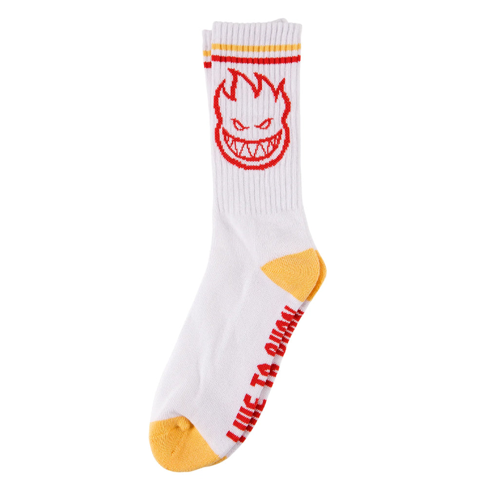 BIGHEAD SOCKS WHITE / YELLOW / RED
