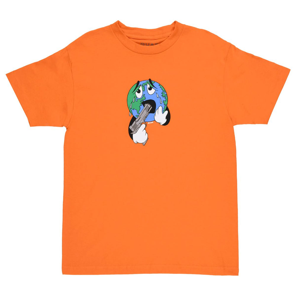 ORANGE SMALL WORLD TEE