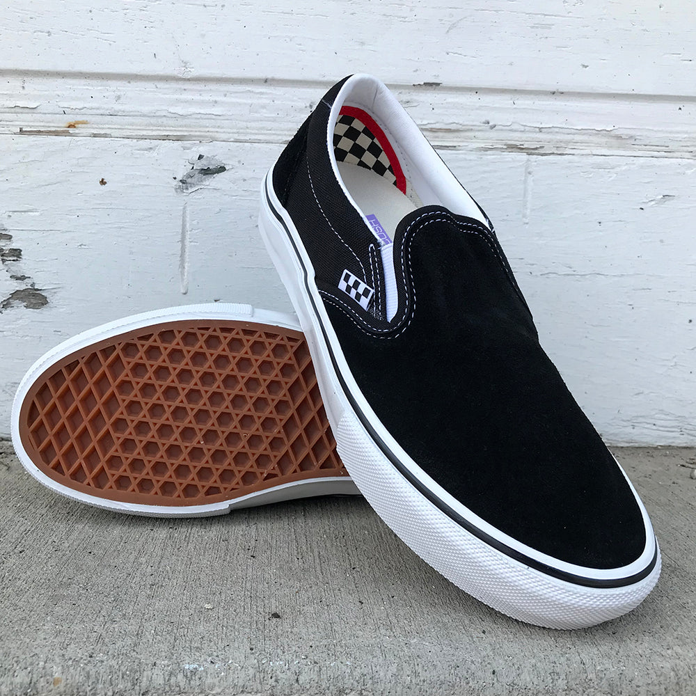 SKATE SLIP-ON (BLACK/WHITE)