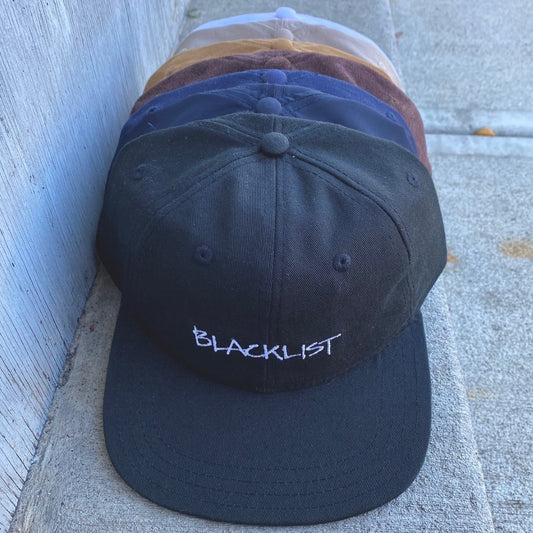 BLACKLISTRIGHTE 6 PANEL CAP